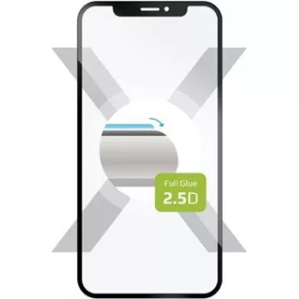 FIXED Full-Cover zaštitno staklo za Samsung Galaxy A12, crno
