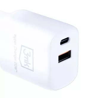 3mk mrežni punjač - Hyper Charger 20W, bijeli 3mk mrežni punjač - Hyper Charger 20W, bijeli