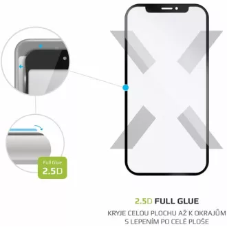 FIXED Full-Cover zaštitno staklo za Apple iPhone 14 Pro, crno
