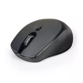 PORT bežični miš SILENT, USB-A/USB-C dongle, 2.4Ghz, 1600DPI, crni