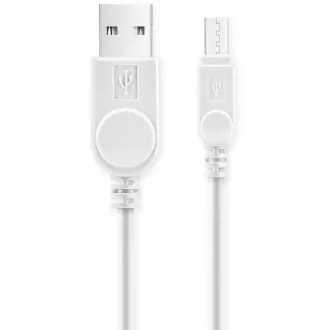 ALIGATOR podatkovni kabel s produljenim microUSB konektorom, 2A, bijeli ALIGATOR podatkovni kabel s produljenim microUSB konektorom, 2A, bijeli