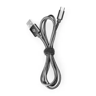 ALIGATOR podatkovni kabel PREMIUM 2A, USB-C, duljina 2 m, crni