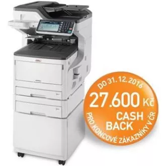 Oki MC853dnct A3 23 ppm ProQ2400DPI, PCL / PS, USB, LAN (ispis / skeniranje / kopiranje / faks), 250 GB HDD