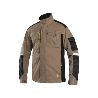 Bluza CXS STRETCH, muška, bež-crna, vel.56