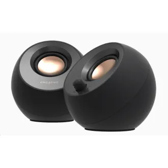 Creative PEBBLE V3, stolni 2.0 zvučnici s USB-C i Bluetooth 5.0 - crni