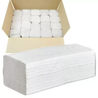 Papirnati ručnici ZZ 2god. bijela 100% celuloza 23x21cm 20x150kom=3000kom u kutiji Papirnati ručnici ZZ 2god. bijela 100% celuloza 23x21cm 20x150kom=3000kom u kutiji