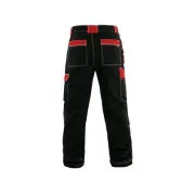 Hlače u struku CXS ORION TEODOR, muške, crno-crvene, vel. 58