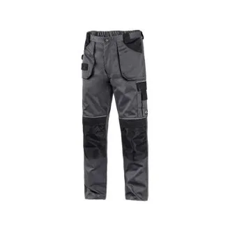 Hlače u struku CXS ORION TEODOR, produžene, muške, sivo-crne, vel. 52-54 Hlače u struku CXS ORION TEODOR, produžene, muške, sivo-crne, vel. 52-54