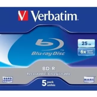 VERBATIM BD-R SL (5 paketa) Blu-Ray / Jewel / 6x / 25 GB