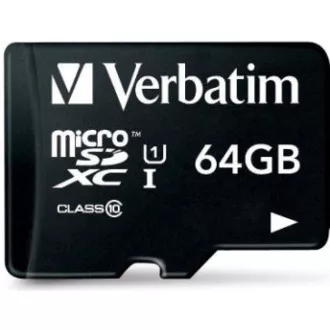VERBATIM MicroSDXC kartica 64GB Premium, U1 + adapter