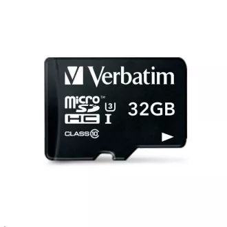 VERBATIM MicroSDHC kartica 32GB Pro, U3 + adapter