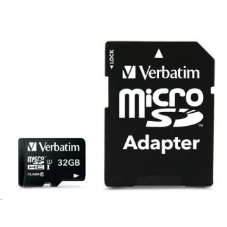 VERBATIM MicroSDHC kartica 32GB Pro, U3 + adapter