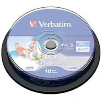 VERBATIM BD-R SL Datalife HTL (paket od 10 komada) Blu-Ray/Spindle/6x/25GB Wide za ispis