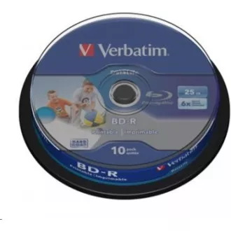 VERBATIM BD-R SL Datalife HTL (paket od 10 komada) Blu-Ray/Spindle/6x/25GB Wide za ispis