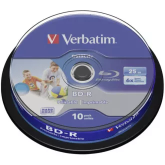 VERBATIM BD-R SL Datalife HTL (paket od 10 komada) Blu-Ray/Spindle/6x/25GB Wide za ispis
