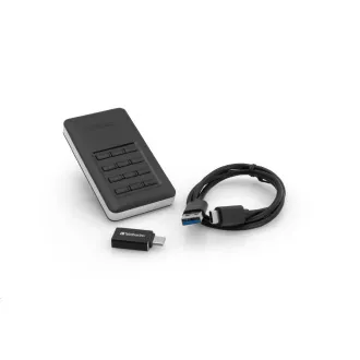 VERBATIM vanjski SSD Inkl.KEYPAD 256GB USB3.1 GDPR