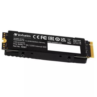 VERBATIM SSD Vi7000G interni PCIe NVMe M.2 SSD 1TB, B 5500/ R 7400MB/s