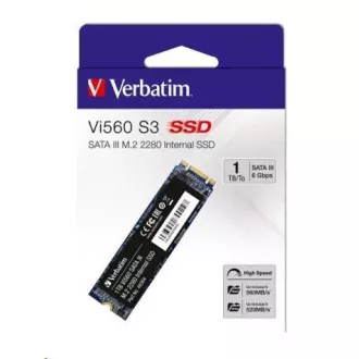 VERBATIM SSD Vi560 S3 M.2 2TB SATA III, B 550/ R 500MB/s