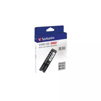 VERBATIM SSD Vi560 S3 M.2 2TB SATA III, B 550/ R 500MB/s