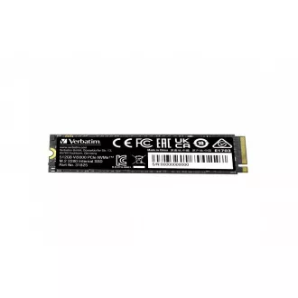 VERBATIM SSD Vi5000 Interni PCIe NVMe M.2 SSD 512 GB, W2500/ R 5000 MB/s