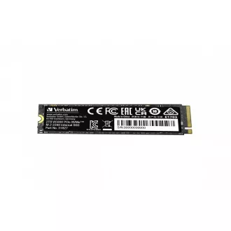 VERBATIM SSD Vi5000 Interni PCIe NVMe M.2 SSD 2TB, W 4300/ R 5000 MB/s