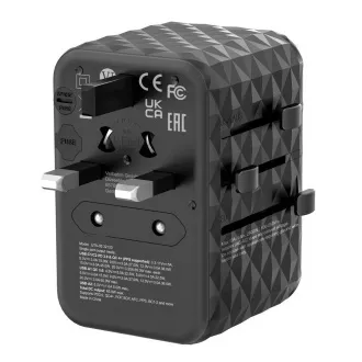 VERBATIM univerzalni putni adapter punjač UTA-05 GaN III, 65 W
