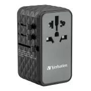 VERBATIM univerzalni putni adapter punjač UTA-06 GaN III, 100 W