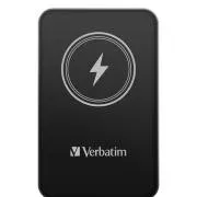 VERBATIM Power bank Charge 'n' Go, magnetski, 5000 mAh, USB-C, crni