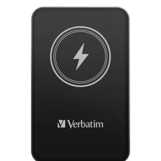 VERBATIM Power bank Charge 'n' Go, magnetski, 5000 mAh, USB-C, crni