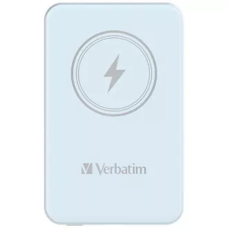 VERBATIM Power bank Charge 'n' Go, magnetski, 5000 mAh, USB-C, plavi