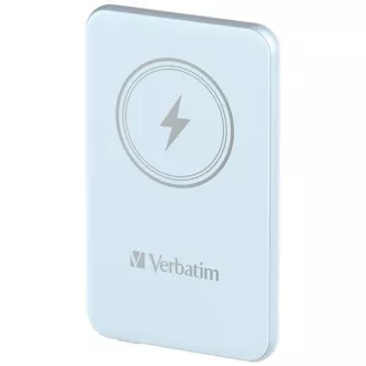 VERBATIM Power bank Charge 'n' Go, magnetski, 5000 mAh, USB-C, plavi