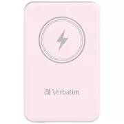 VERBATIM Power bank Charge 'n' Go, Magnetic, 5000 mAh, USB-C, Pink