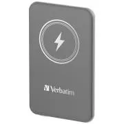 VERBATIM Power bank Charge 'n' Go, magnetna, 5000 mAh, USB-C, siva