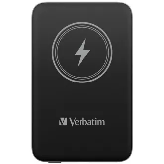 VERBATIM Powerbank Charge 'n' Go, magnetski, 10000 mAh, USB-C, crni