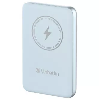 VERBATIM Powerbank Charge 'n' Go, magnetski, 10000 mAh, USB-C, plavi