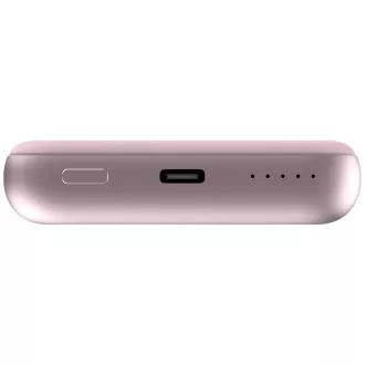 VERBATIM Powerbank Charge 'n' Go, magnetski, 10000 mAh, USB-C, ružičasti