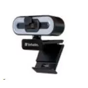 VERBATIM web kamera AWC-02 Full HD 1080p autofokus, mikrofon, svjetlo