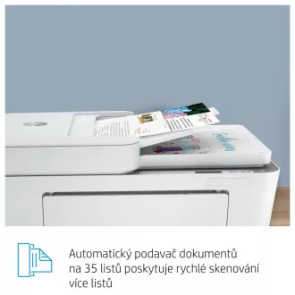 HP All-in-One Deskjet 4120e HP + (A4, 8, 5/5, 5 stranica u minuti, USB, Wi-Fi, BT, ispis, skeniranje, kopiranje, ADF)