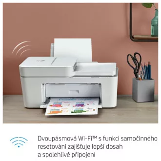 HP All-in-One Deskjet 4120e HP + (A4, 8, 5/5, 5 stranica u minuti, USB, Wi-Fi, BT, ispis, skeniranje, kopiranje, ADF)