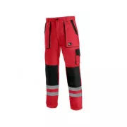 CXS LUXY BRIGHT hlače, muške, crveno-crne, 60