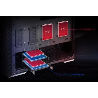 ADATA XPG kućište DEFENDER PRO Mid-Tower, bez napajanja, 3x 120mm ARGB ventilator, crna ADATA XPG kućište DEFENDER PRO Mid-Tower, bez napajanja, 3x 120mm ARGB ventilator, crna