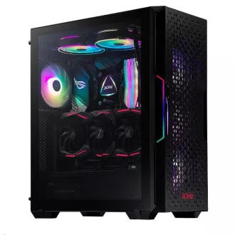ADATA XPG kućište STARKER AIR Mid-Tower, bez izvora napajanja, 1x 120 mm + 1x 120 mm ARGB, crna