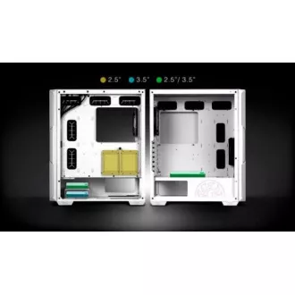 ADATA XPG kućište STARKER AIR Mid-Tower, bez izvora napajanja, 1x 120 mm + 1x 120 mm ARGB, crna