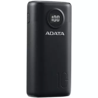 ADATA PowerBank AP10000 - vanjska baterija za mobitel/tablet 10000mAh, crna (37Wh) USB-C ADATA PowerBank AP10000 - vanjska baterija za mobitel/tablet 10000mAh, crna (37Wh) USB-C
