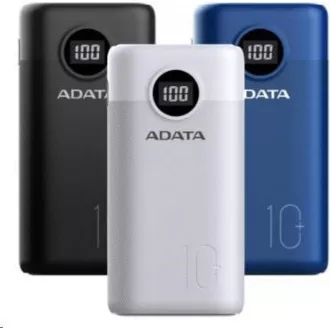 ADATA PowerBank AP10000 - vanjska baterija za mobitel/tablet 10000mAh, bijela (37Wh) USB-C