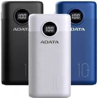 ADATA PowerBank AP10000 - vanjska baterija za mobitel/tablet 10000mAh, bijela (37Wh) USB-C