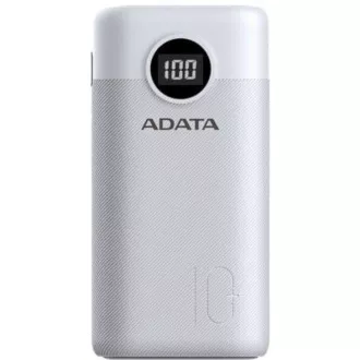 ADATA PowerBank AP10000 - vanjska baterija za mobitel/tablet 10000mAh, bijela (37Wh) USB-C