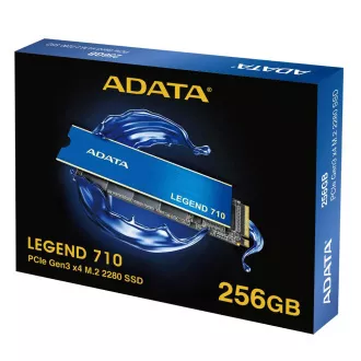 ADATA SSD 256GB LEGEND 710 PCIe Gen3x4 M.2 2280 (R:2400/W:1800MB/s)