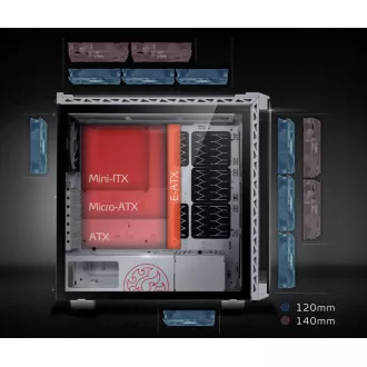 ADATA XPG kućište BATTLECRUISER Mid-Tower Case, bez napajanja, crno