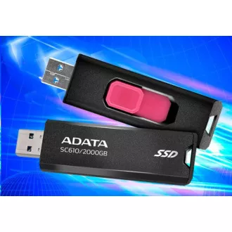 ADATA vanjski SSD 1TB SC610, USB-A 3.2, crni